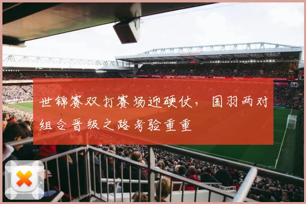 世锦赛双打赛场迎硬仗，国羽两对组合晋级之路考验重重